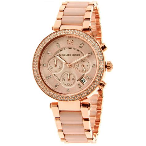 montre femme michael kors or rose|michael kors original watch.